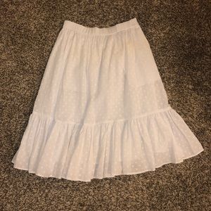 White J.Crew Skirt